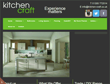 Tablet Screenshot of kitchen-craft.co.uk